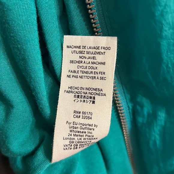 Free People Balloon Bomber Jacket M Y2K Bubble Hem Slouchy Whimsy grunge Fairy - Picture 15 of 16